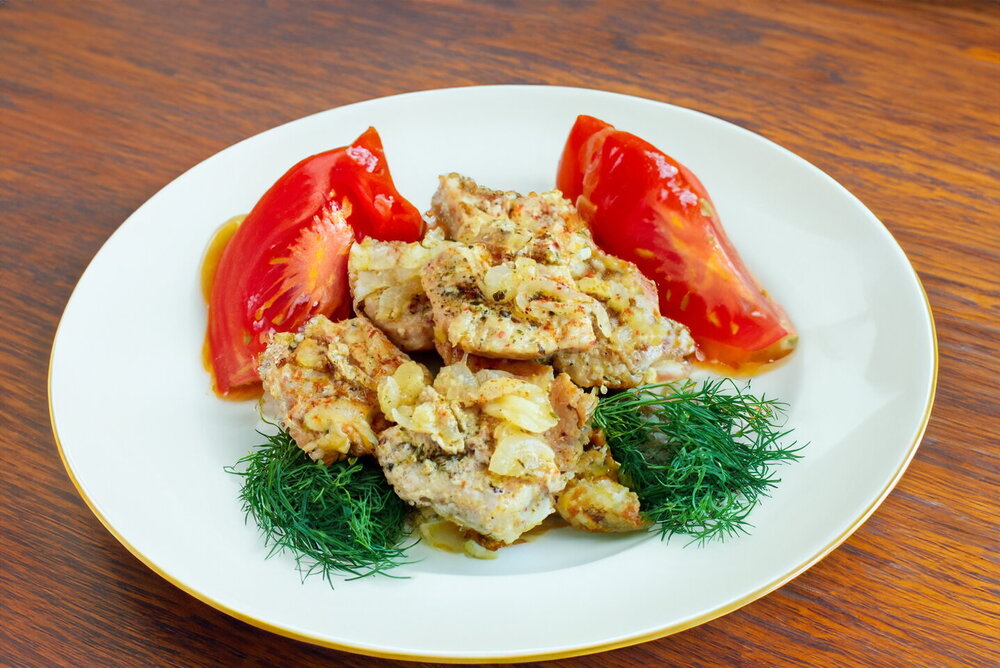 Pork Stewed in Mayonnaise