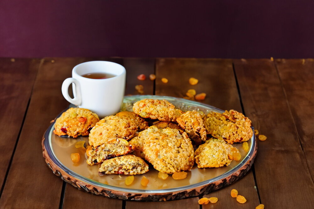 Oatmeal Cookies with Raisins