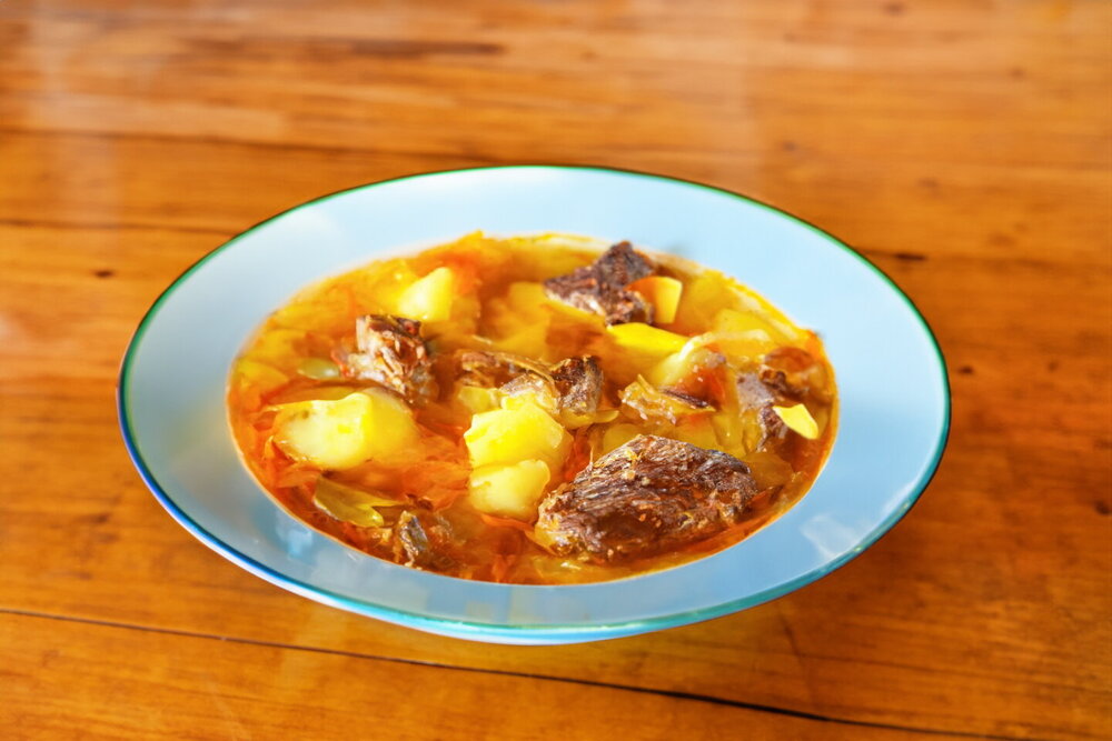 Classic Cabbage Soup with Sauerkraut