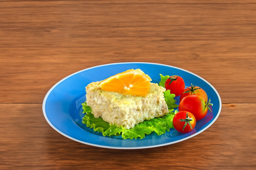 Diet Fish Soufflé Baked in the Oven