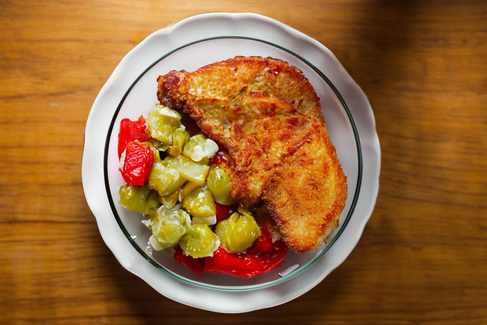 Green Cherry Tomato Salad for Winter