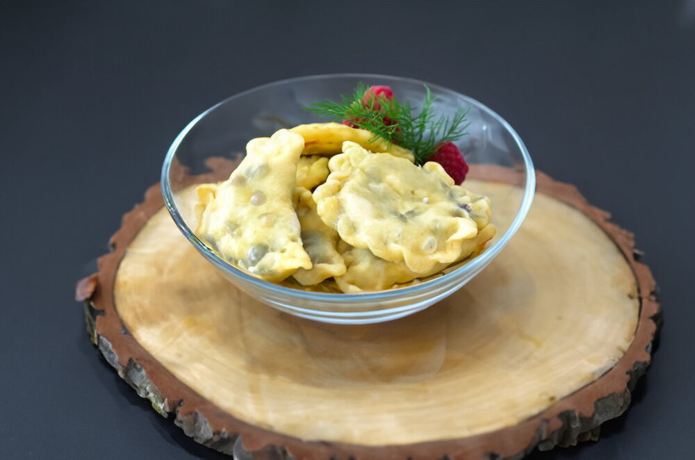 Blueberry Dumplings with Kefir Dough