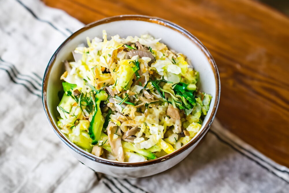 Oyster Mushroom Salad