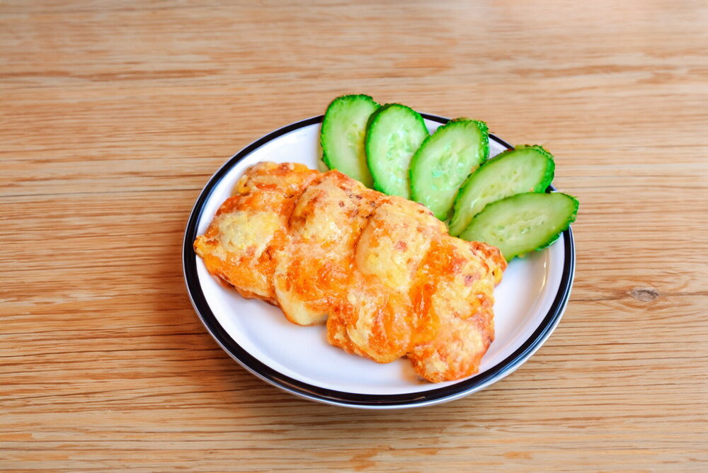 Baked Chicken Fillet Cutlets with Tomatoes