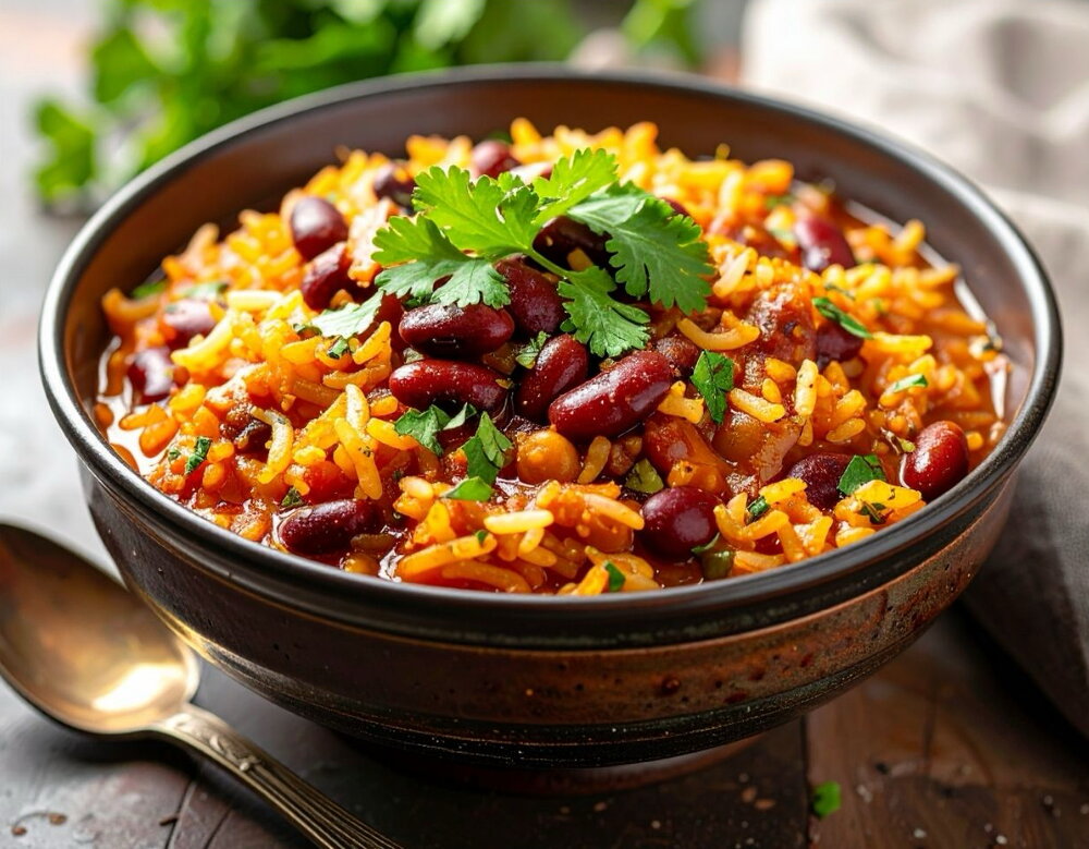 Waakye (Rice and Beans)