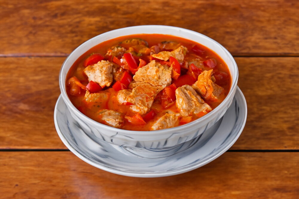 Pork Goulash with Gravy in a Multicooker