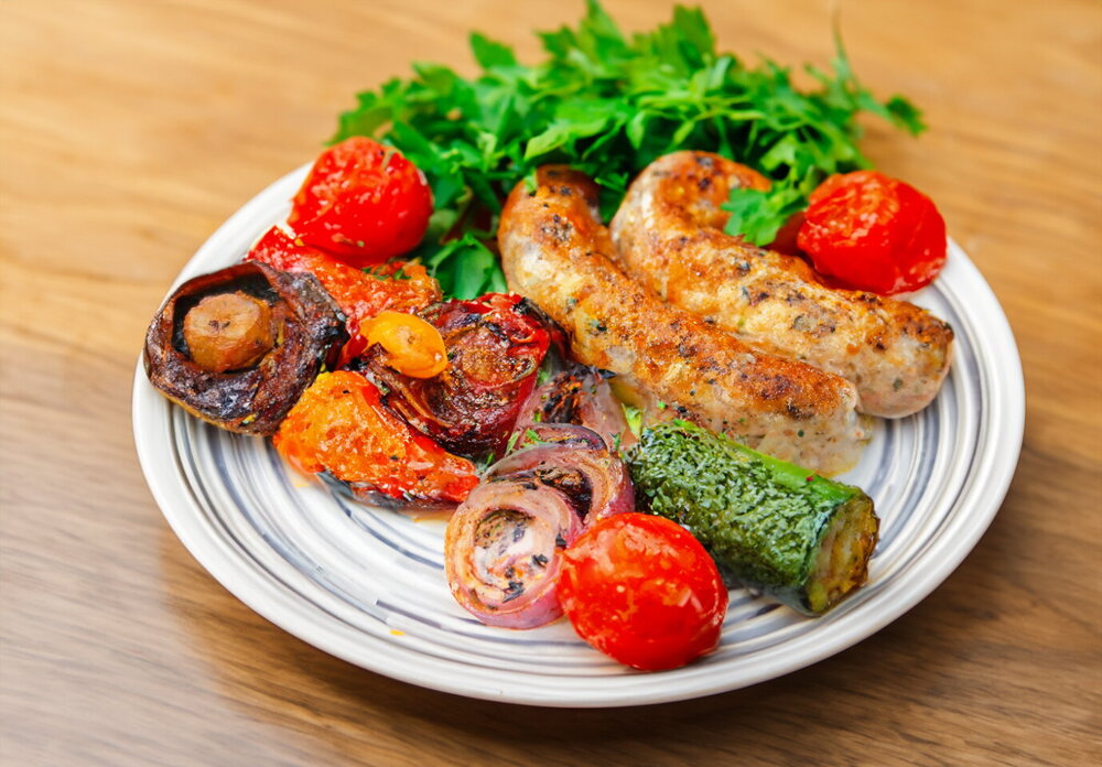 Grilled Vegetable Skewers on the Charcoal Grill