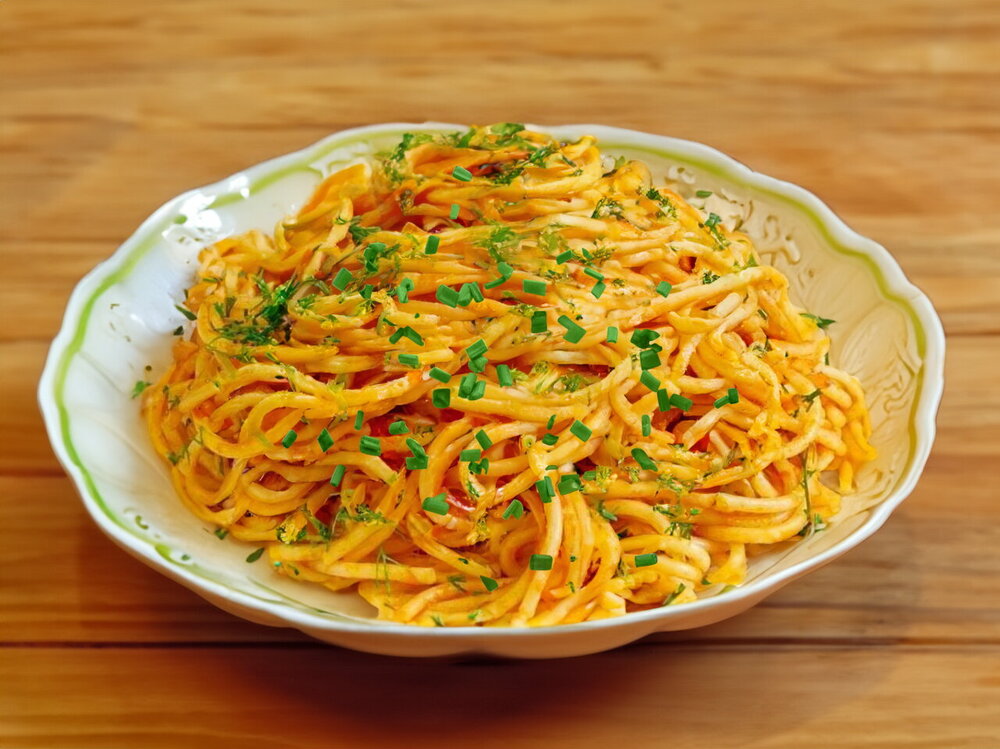 Spaghetti with Tomato Paste