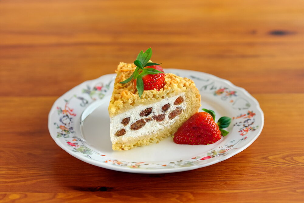 Shortcrust Cottage Cheese Pie in the Oven