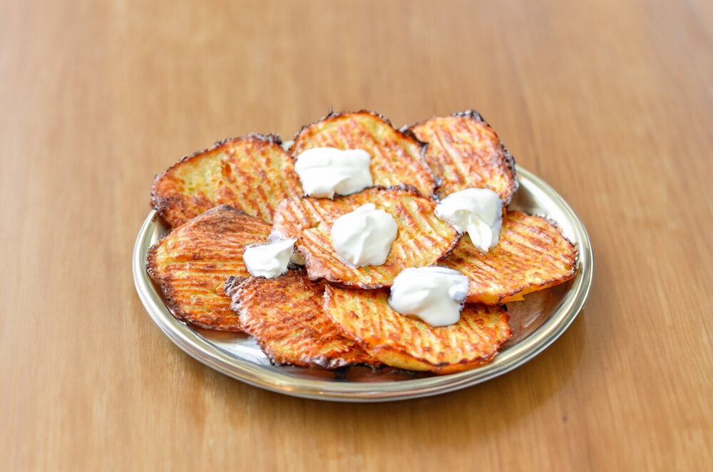 Baked Potato Pancakes