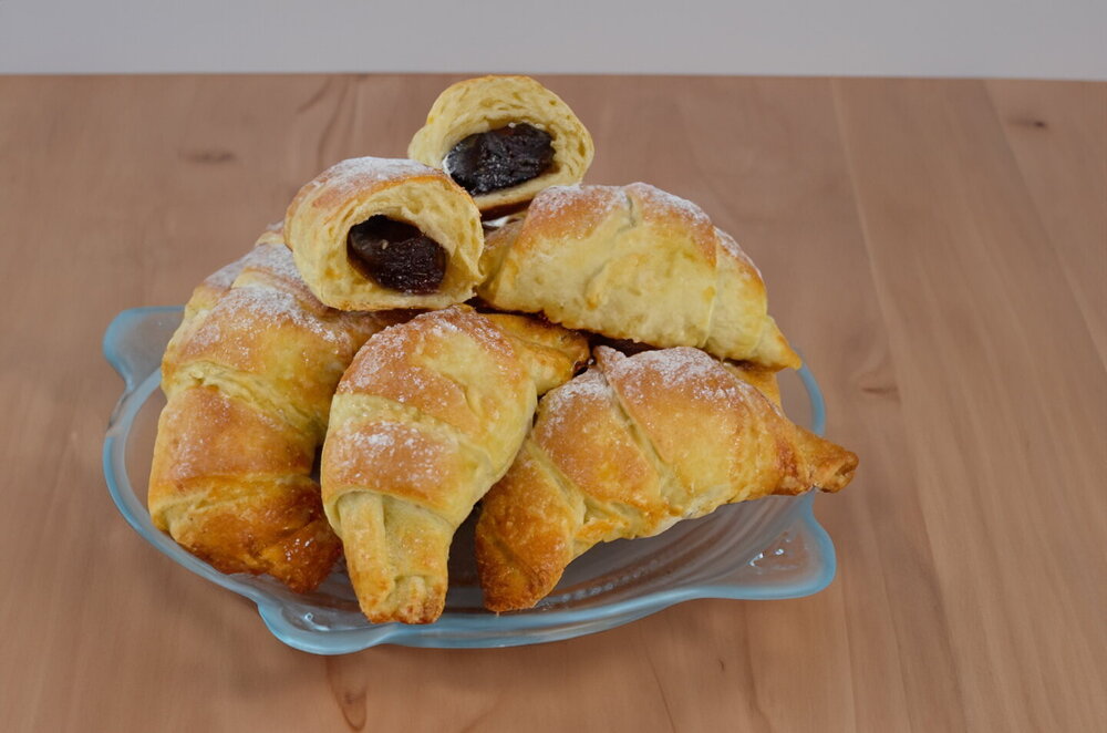 Croissants from Ready-Made Puff Yeast Dough