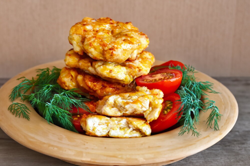 Chicken Fillet Patties with Mayonnaise (Pan-Fried)