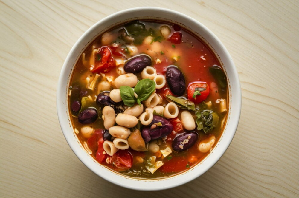 Quick minestrone soup