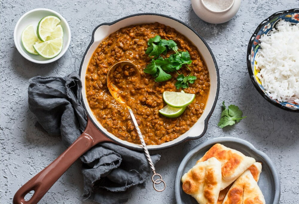 Easy lentil curry