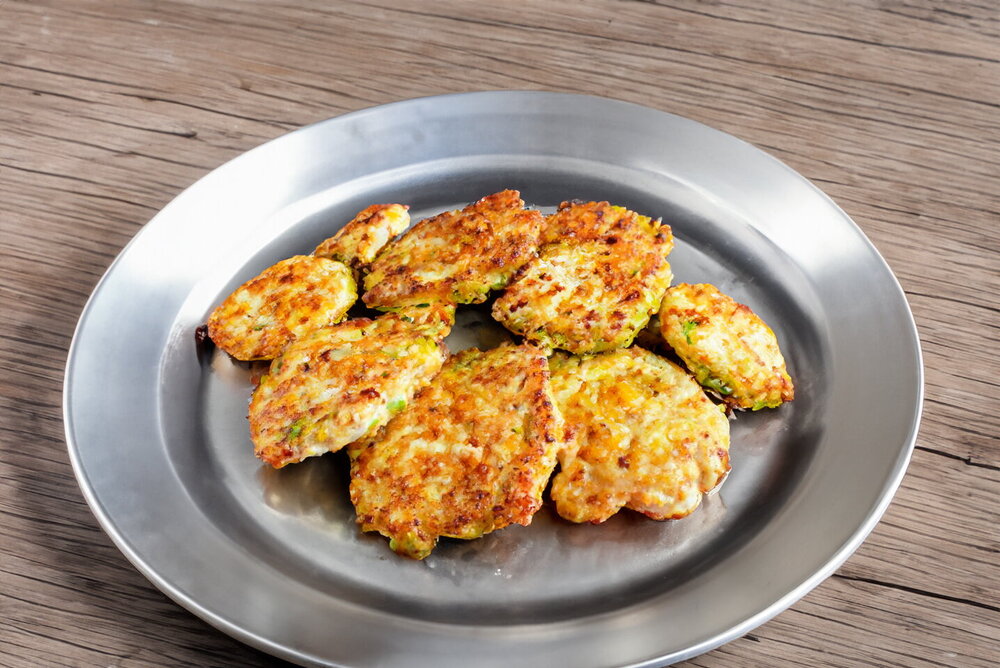 Chopped Chicken Breast Fritters