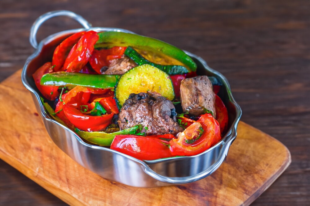 Chicken Liver with Vegetables