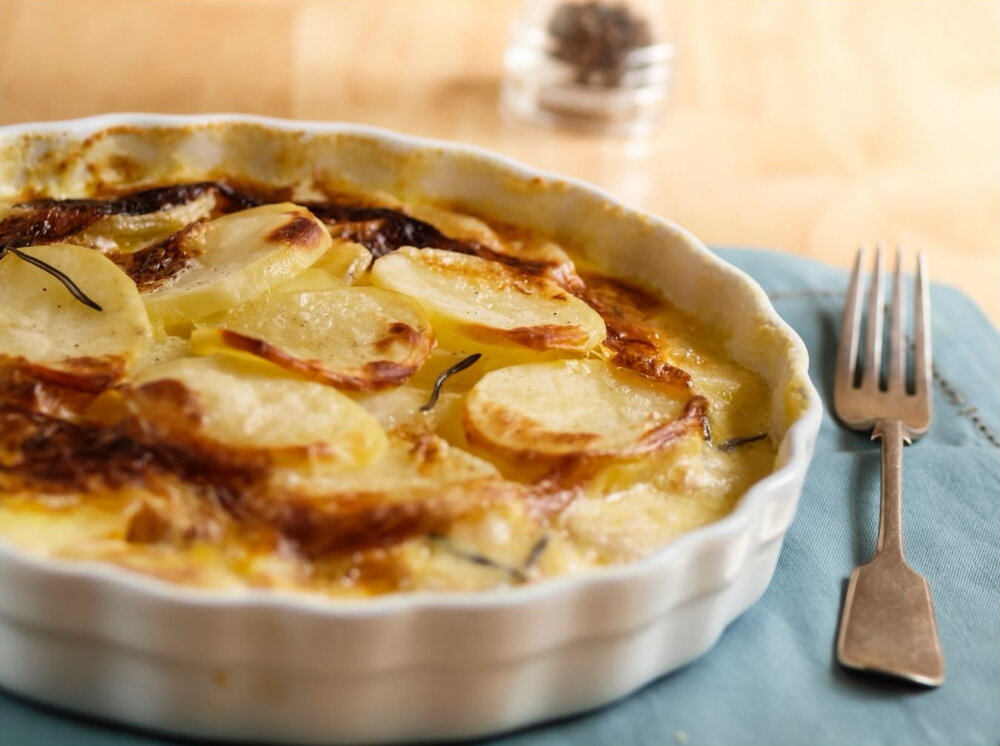 Easy potatoes dauphinoise