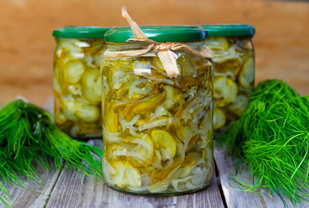 Cucumber and Onion Salad for Winter