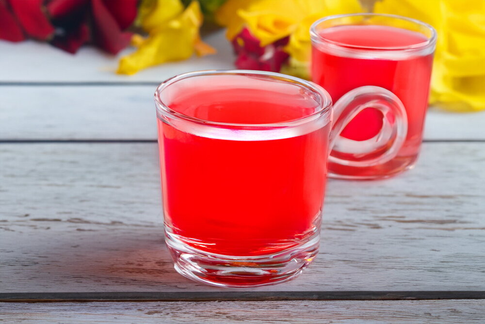 Cranberry Kissel with Starch