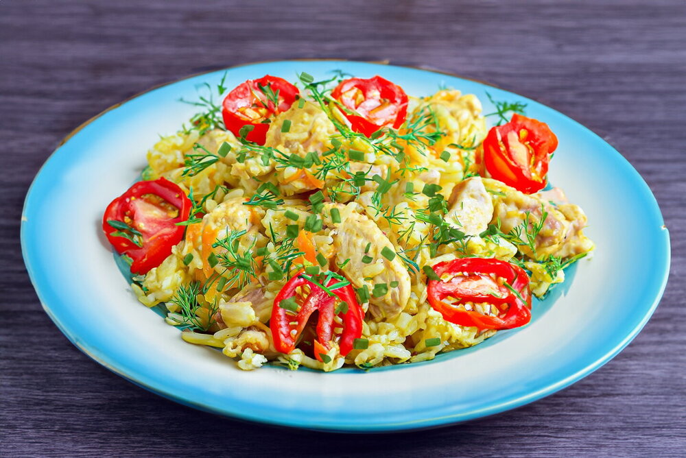 Rice with Chicken in a Multicooker
