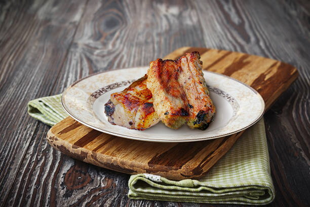Barbecue Pork Ribs on the Grill