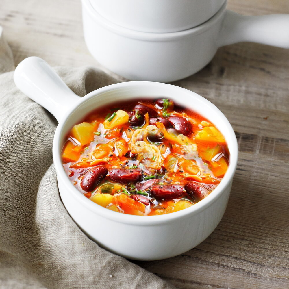 Chicken Soup with Canned Beans