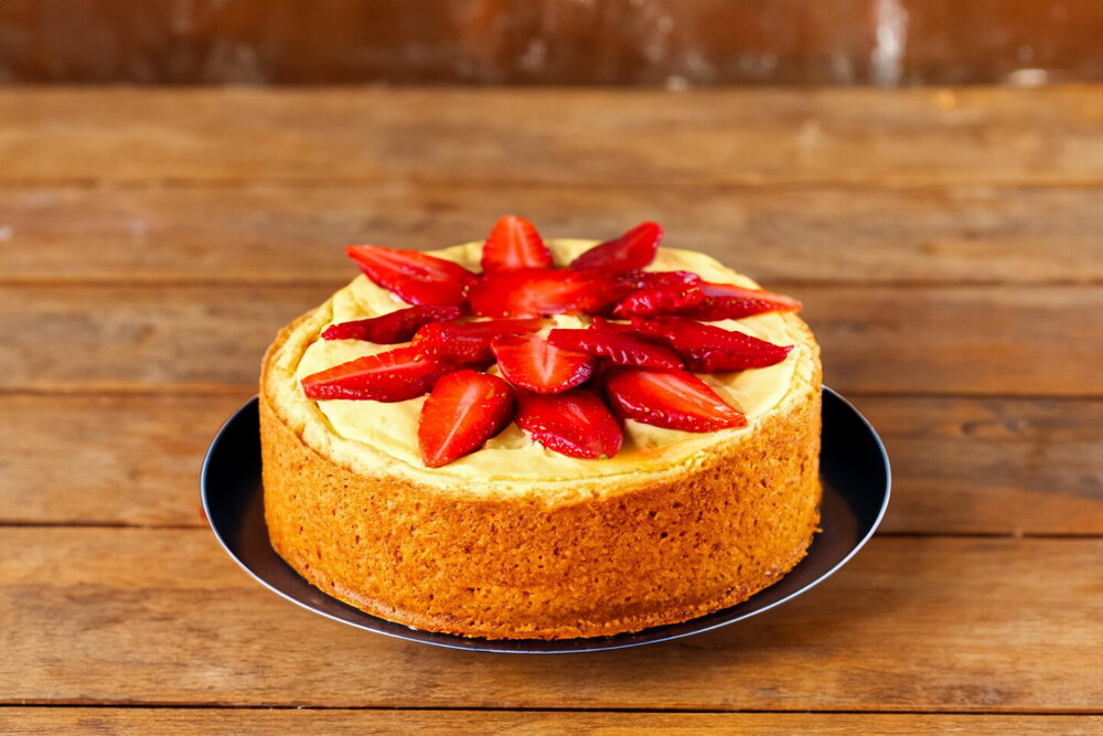 Strawberry Pie Baked in the Oven