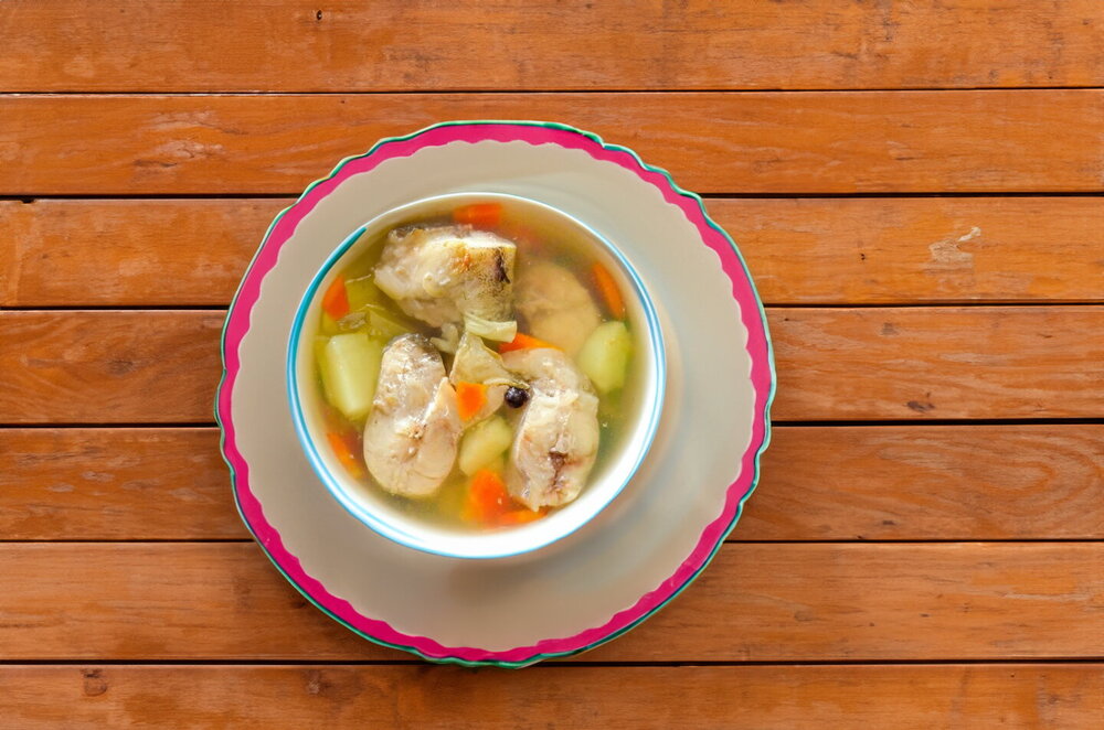 Pollock Fish Soup