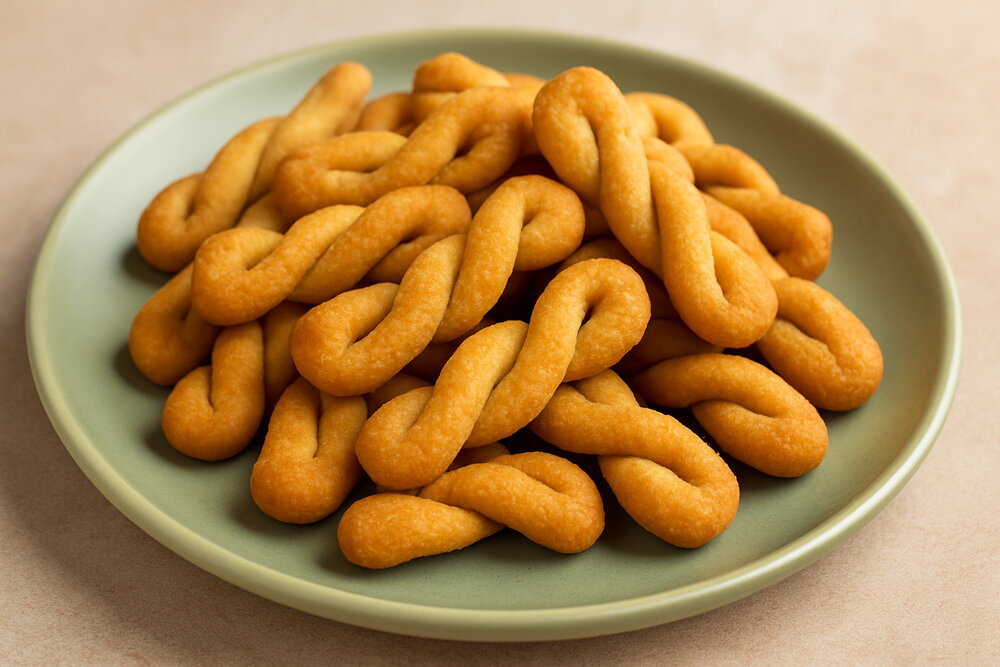 Atwemo (Ghanaian Twisted Cookies)