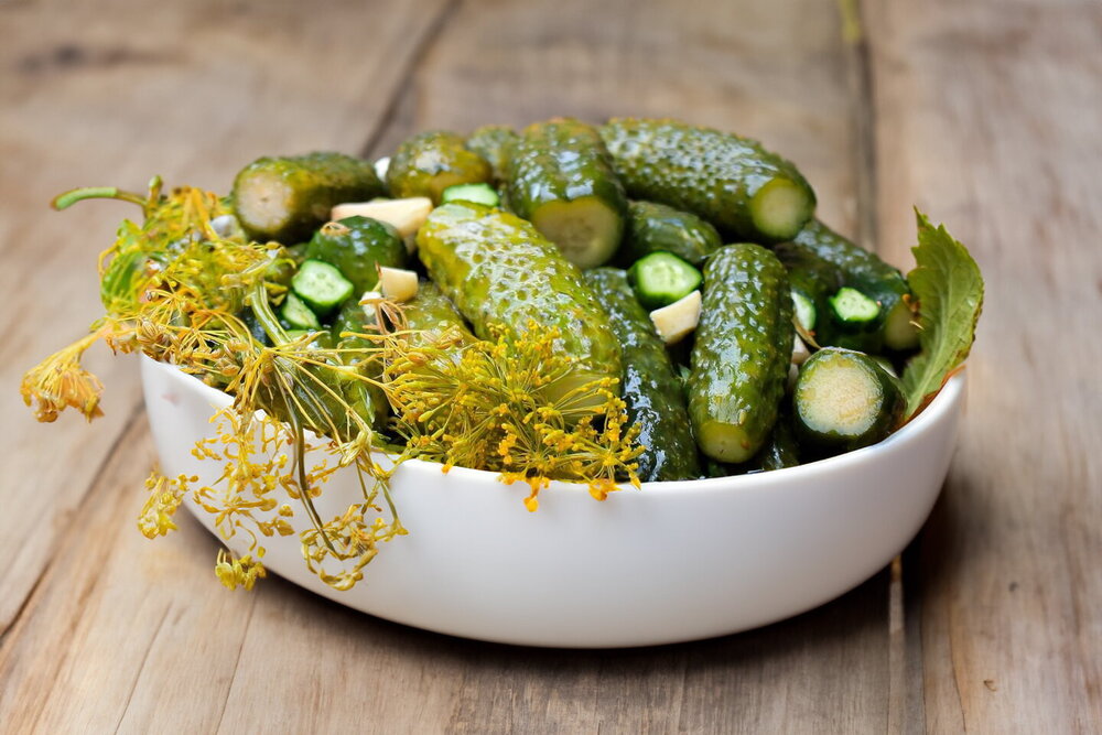Cold-Brined Barrel Cucumbers for Winter