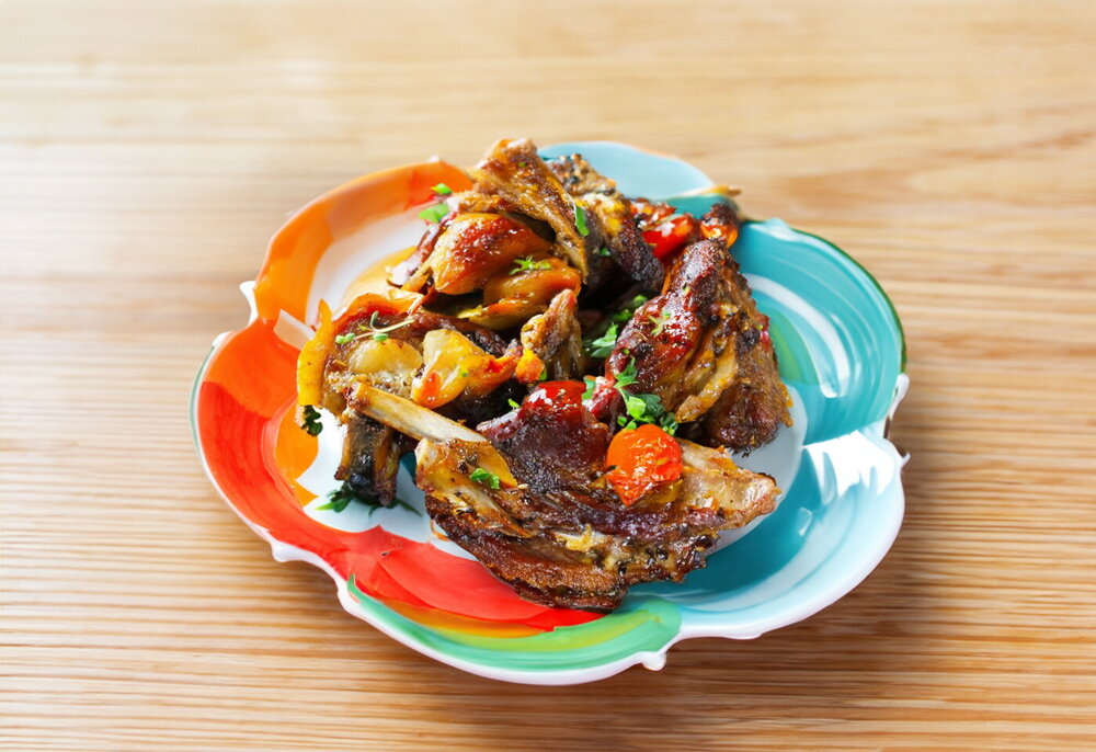 Oven-Braised Meat in a Cauldron