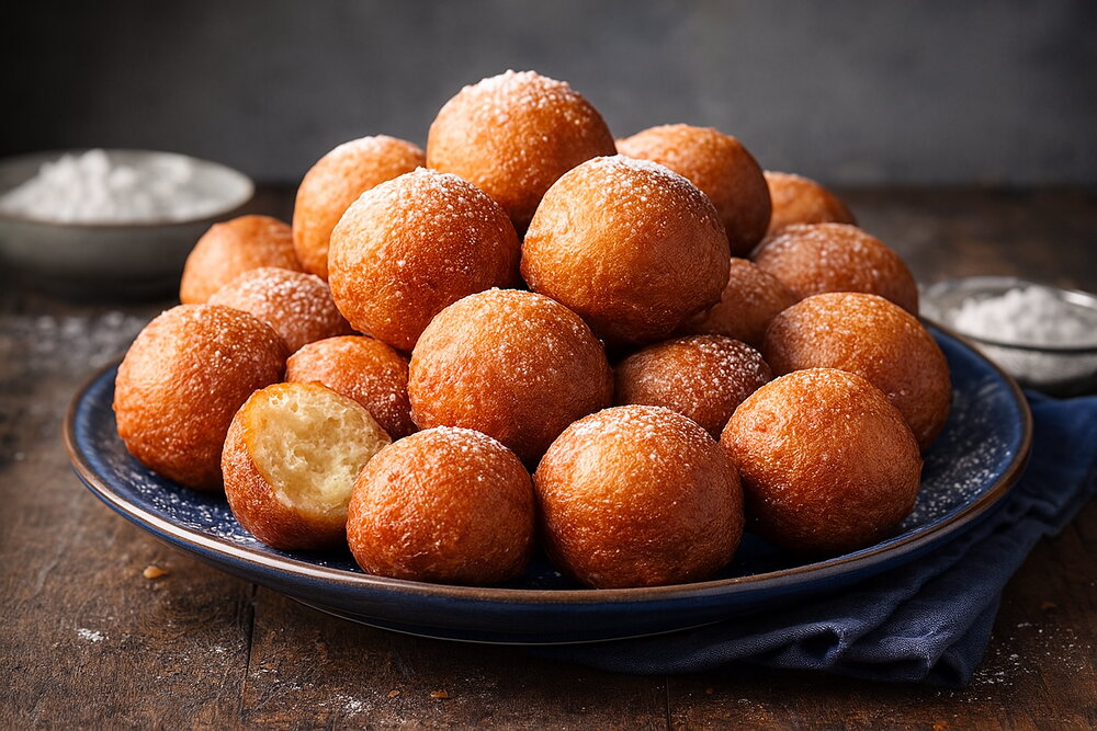 Sweet Fried Dough Balls (Ghanaian Bofrot)