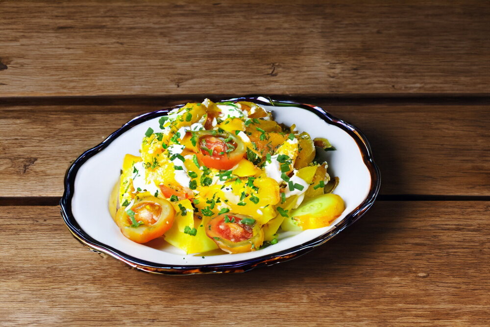 Skillet-Fried Potatoes in Sour Cream