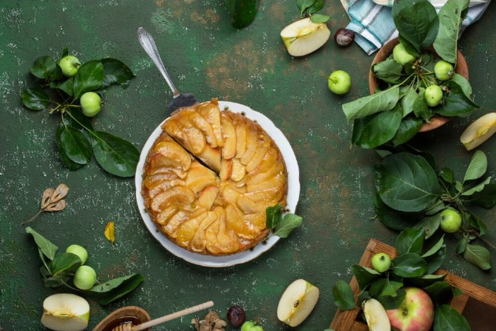 French apple tart