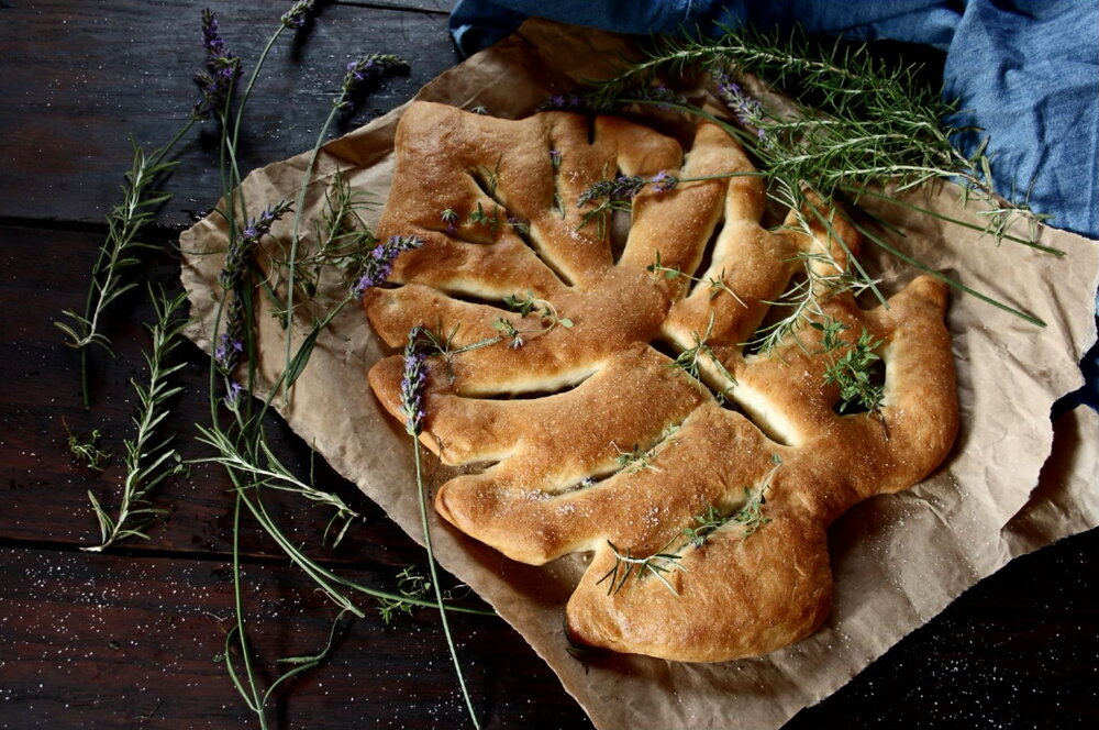 Herb fougasse