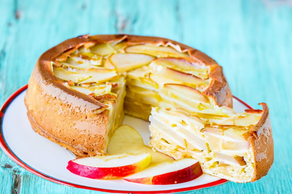 Pear Cake Baked in the Oven