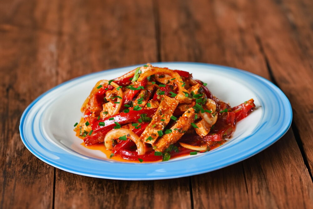 Chicken Salad with Bell Peppers