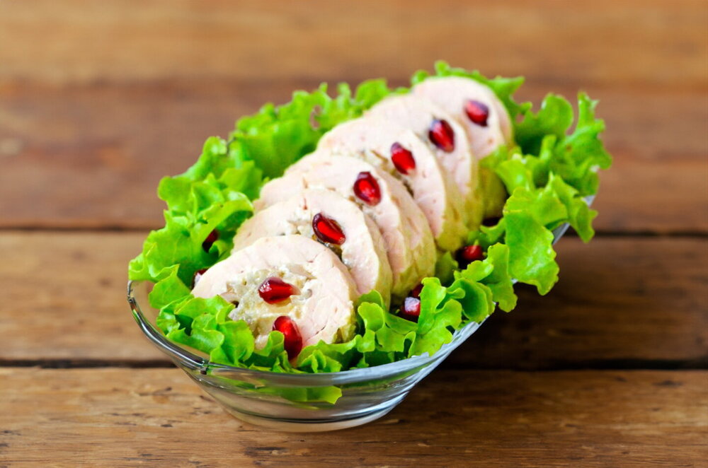 Turkey Roll in the Oven