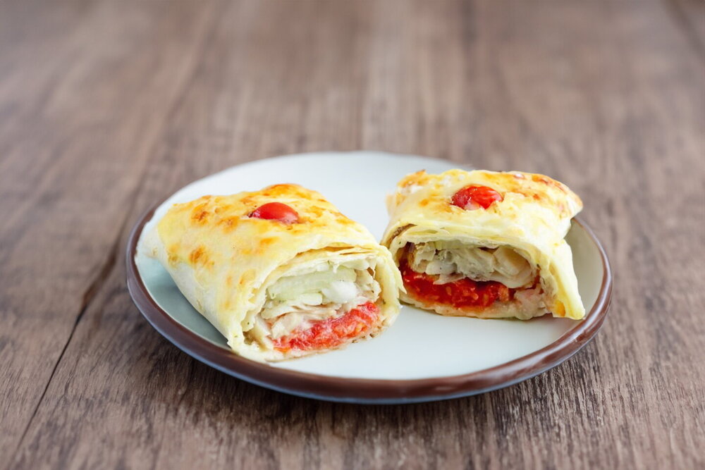 Fish Baked in Lavash in the Oven