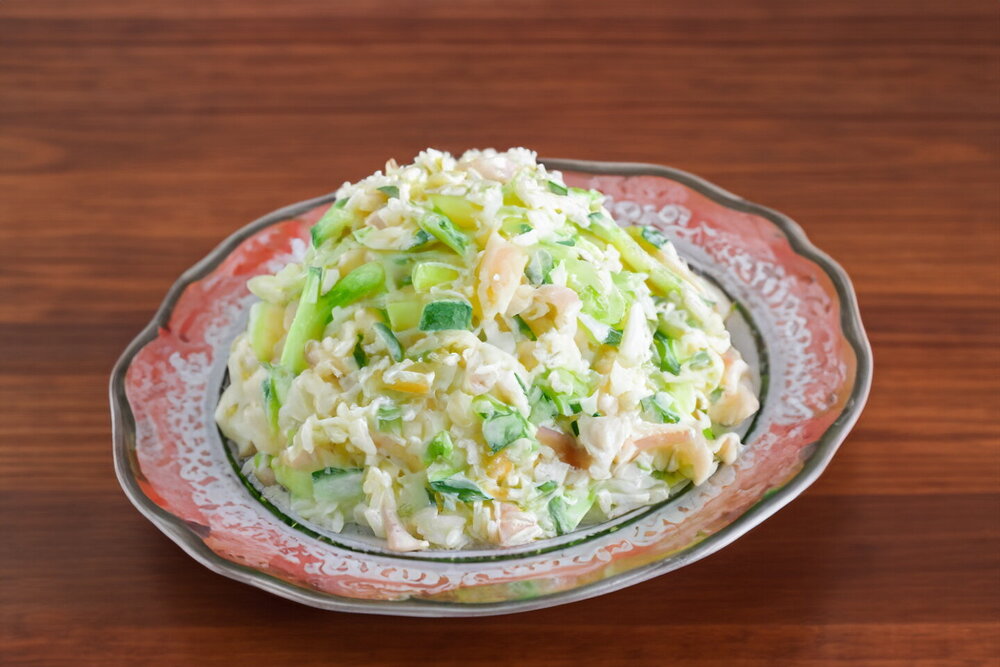 Squid and Rice Salad