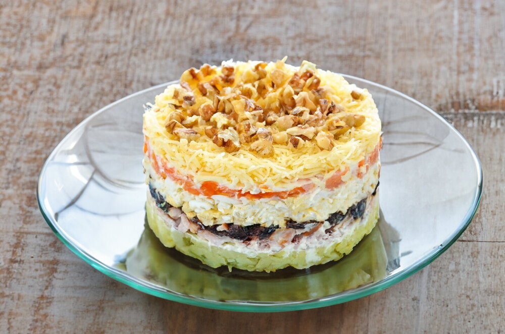 Smoked Chicken and Prune Salad