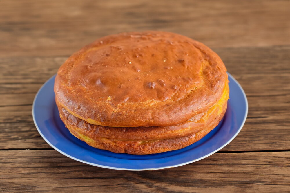 Kefir Batter Pie with Canned Saury and Potatoes