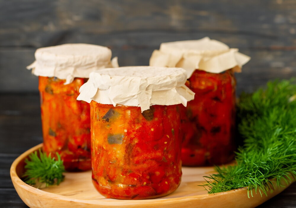 Spicy Georgian-Style Eggplants for Winter