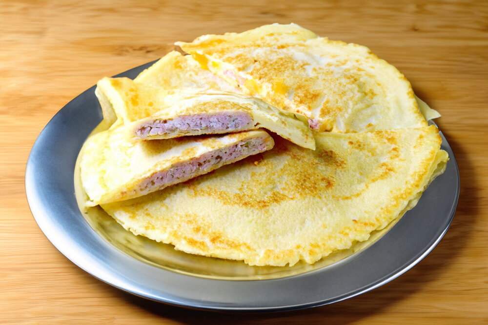 Meat-Filled Pancakes (Lazy Chebureki)