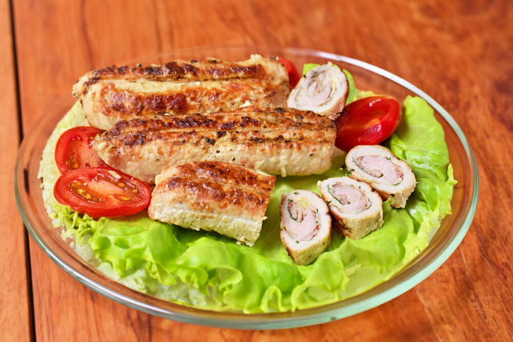 Charcoal-Grilled Pork Rolls