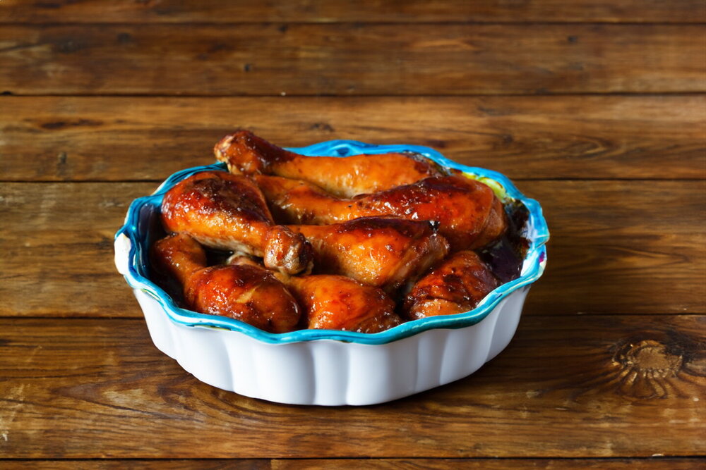 Oven-Baked Chicken Drumsticks in Soy Sauce