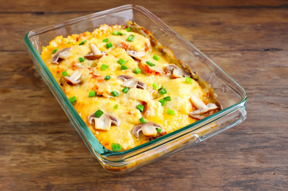 French-Style Pork with Mushrooms (Oven-Baked)