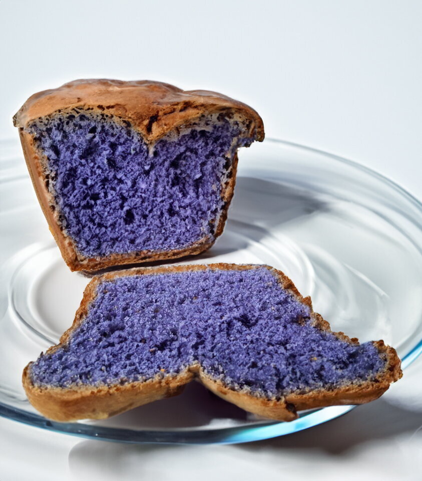 Butterfly Pea Flower Bread