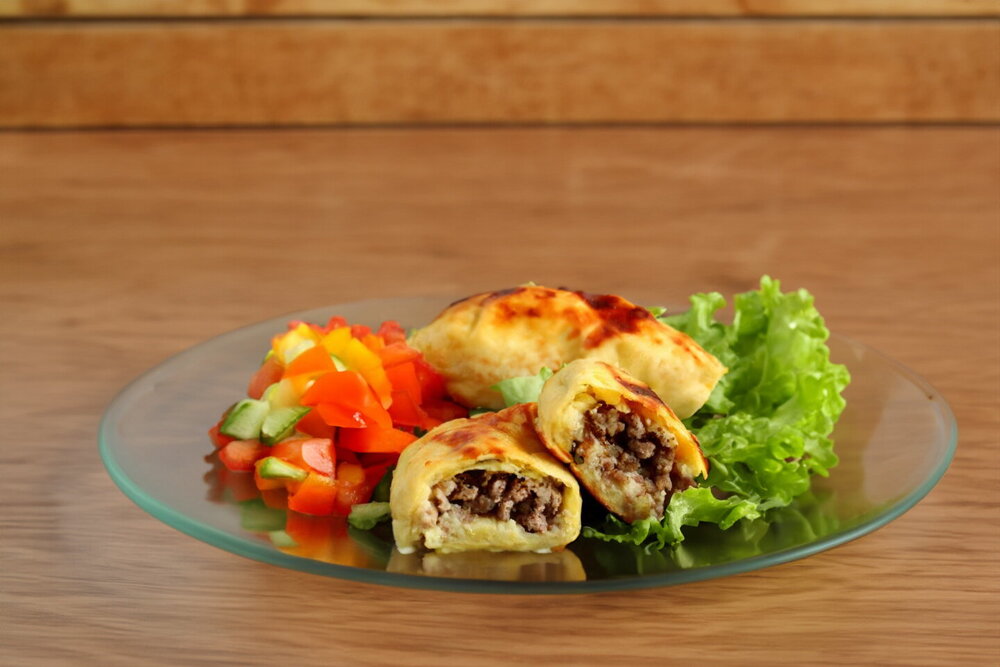 Baked Potato Zrazy with Ground Meat (Oven)