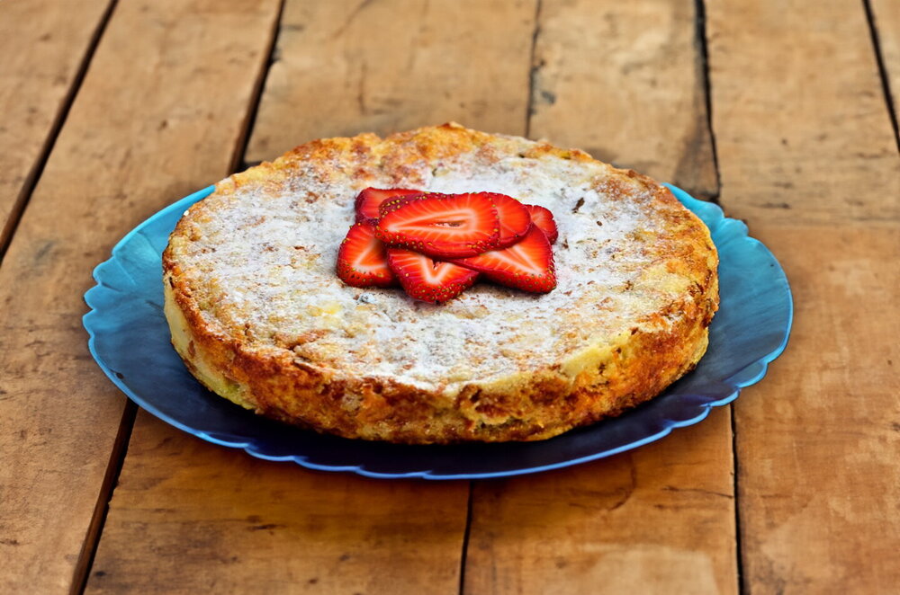 Apple Crumble Layer Cake (No-Mix)